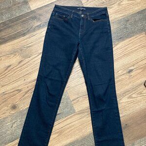 Brooks Brothers "346" Dark Wash Straight Leg Jeans Women's 6 L31